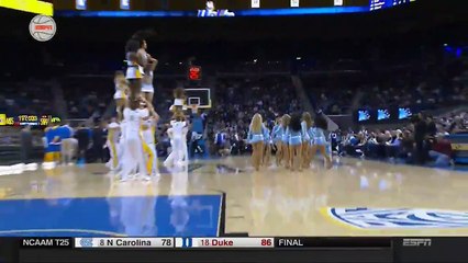 Sur le parquet de Duke, une pom-pom girl est allée de catastrophe en catastrophe !