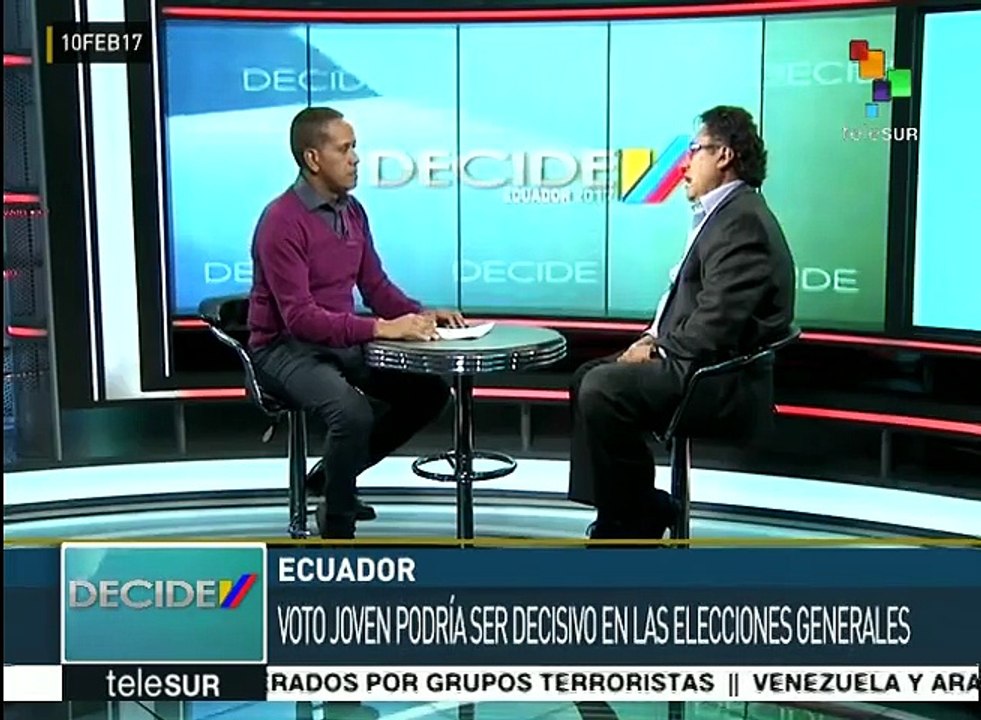 Mario Ramos ofrece un análisis sobre la intención del voto en Ecuador