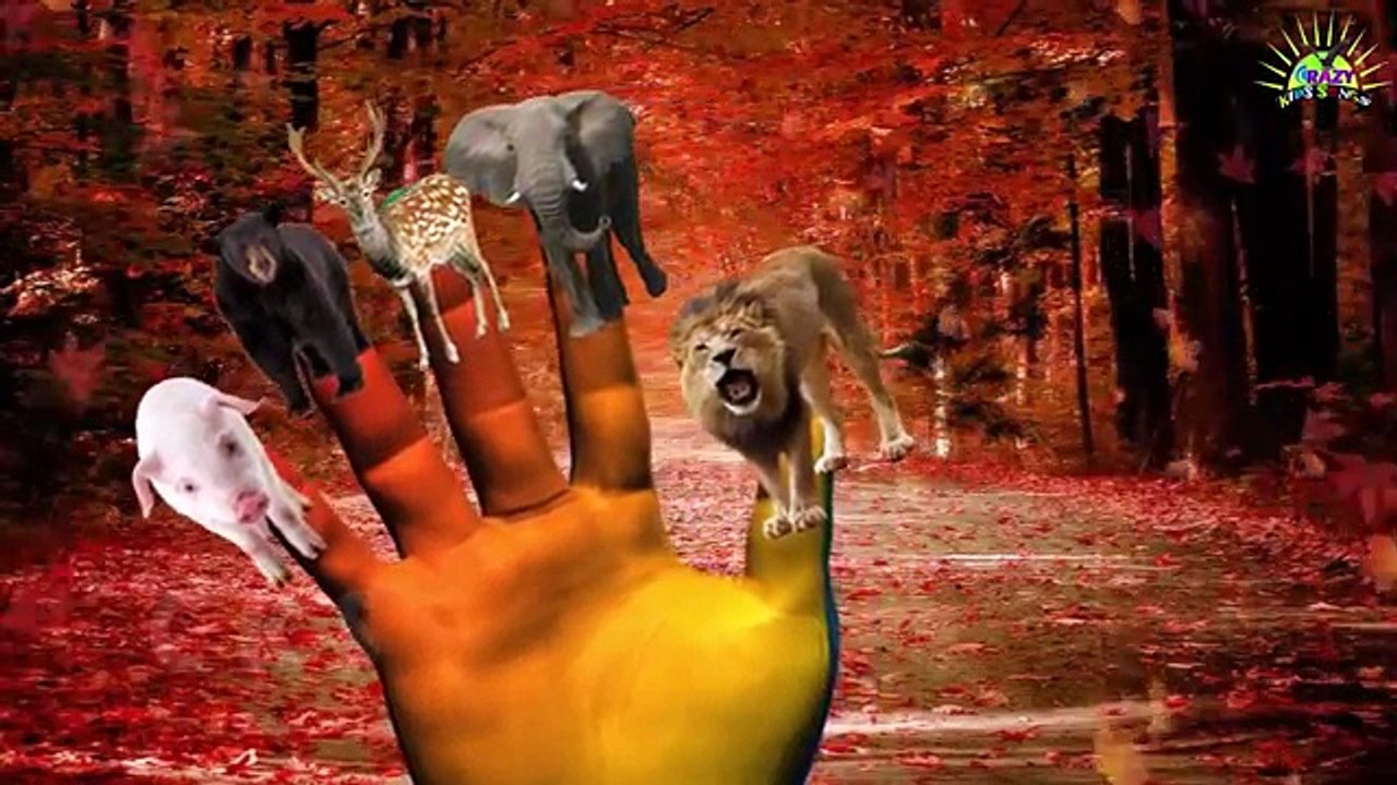Crazy Gorilla Finger Family Nursery Rhymes For Toddler | 3D animation Kindergarten Rhymes