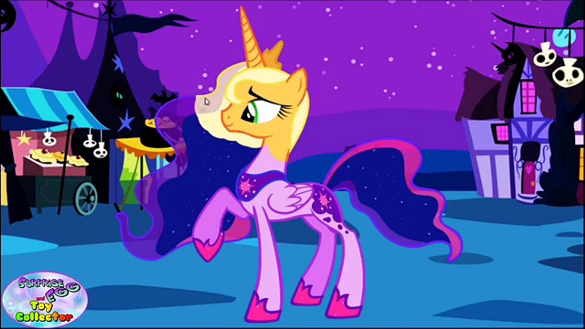 My Little Pony Mane 6 Transforms Into Princess Luna Alicorn Surprise Egg  and Toy Collector SETC - Dailymotion Video