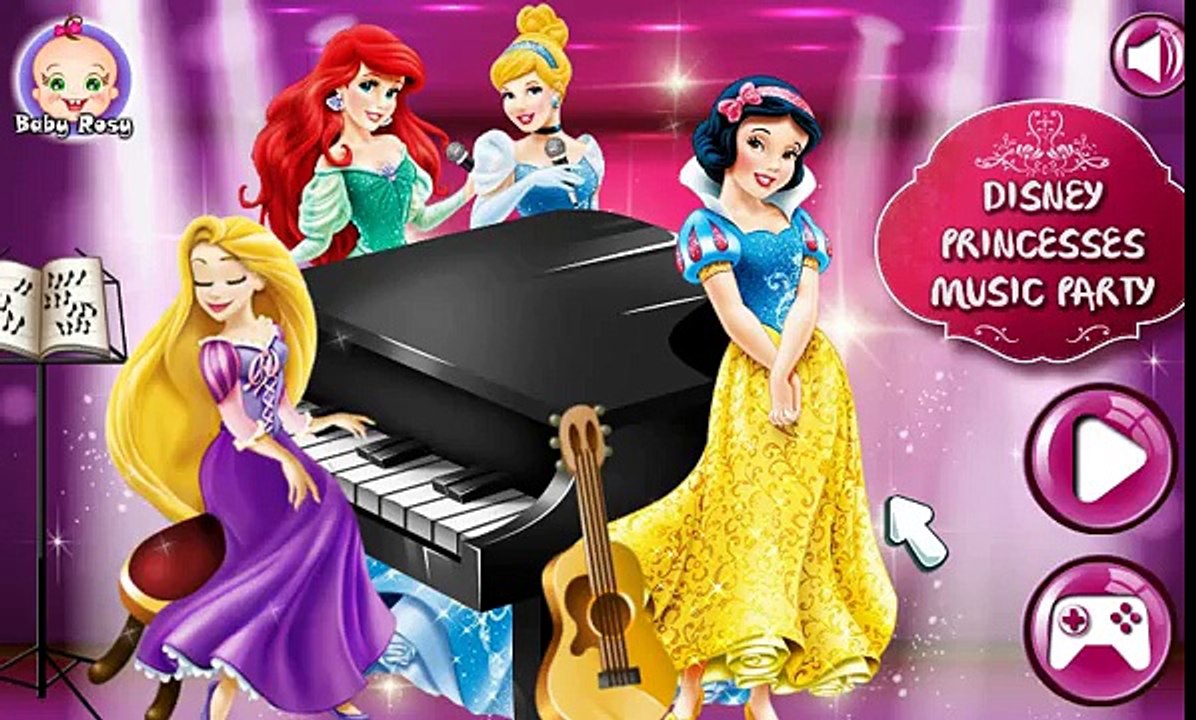 Дисней Принцесса Игра—Рапунцель Эльза Белоснежка Ариэль—Мультик Онлайн Видео Игры Для Детей new