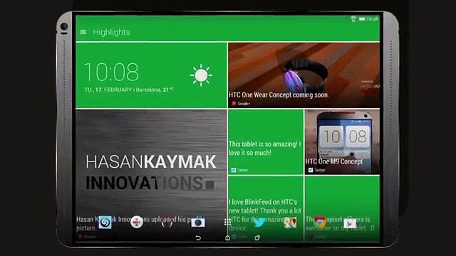 HTC One T12 Tablet Concept Design by Hasan Kaymak Innovations - Google SketchUp