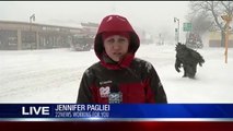 Une journaliste météo perturbée par un Yéti durant son direct