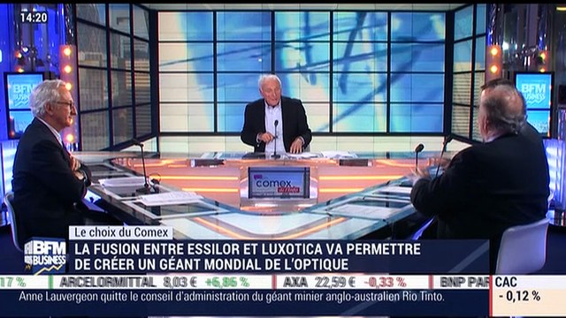 Le choix du Comex: La fusion Essilor/Luxottica et l'œuvre de robots dans le trafic internet - 10/02