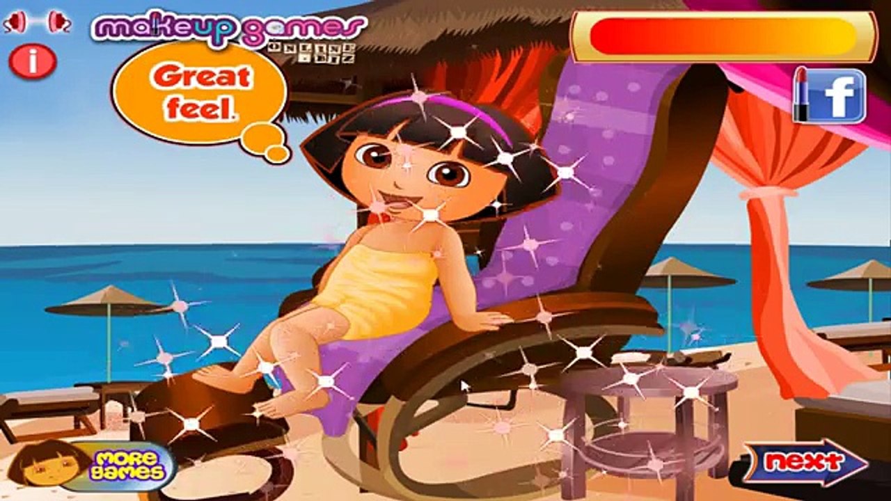 Game Baby Tv Episodes 114 - Dora The Explorer - Baby Dora At The Spa Games