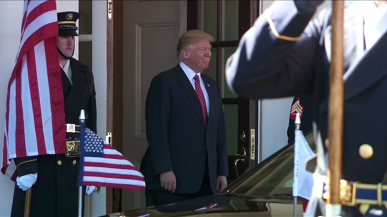 Trump recebe Abe