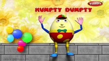 Humpty Dumpty | Nursery Rhymes With Lyrics | Nursery Poems | 3D Nursery Rhymes For Children
