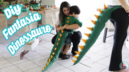 Diy Cauda de Dinossauro - Fantasia