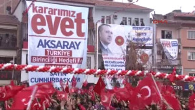 Aksaray Başbakan Yıldırım Ey Ana Muhalefet Partisi, Sizin Bu Millete Güveniniz Yok Mu