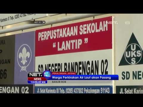 Aktivitas Warga yang Terbengkalai Efek Banjir Rob Pekalongan - NET12