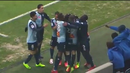 1-0 JULAN NATHAEL Goal - Le Havre 1-0 Bourg Peronnas - 10-02-2017