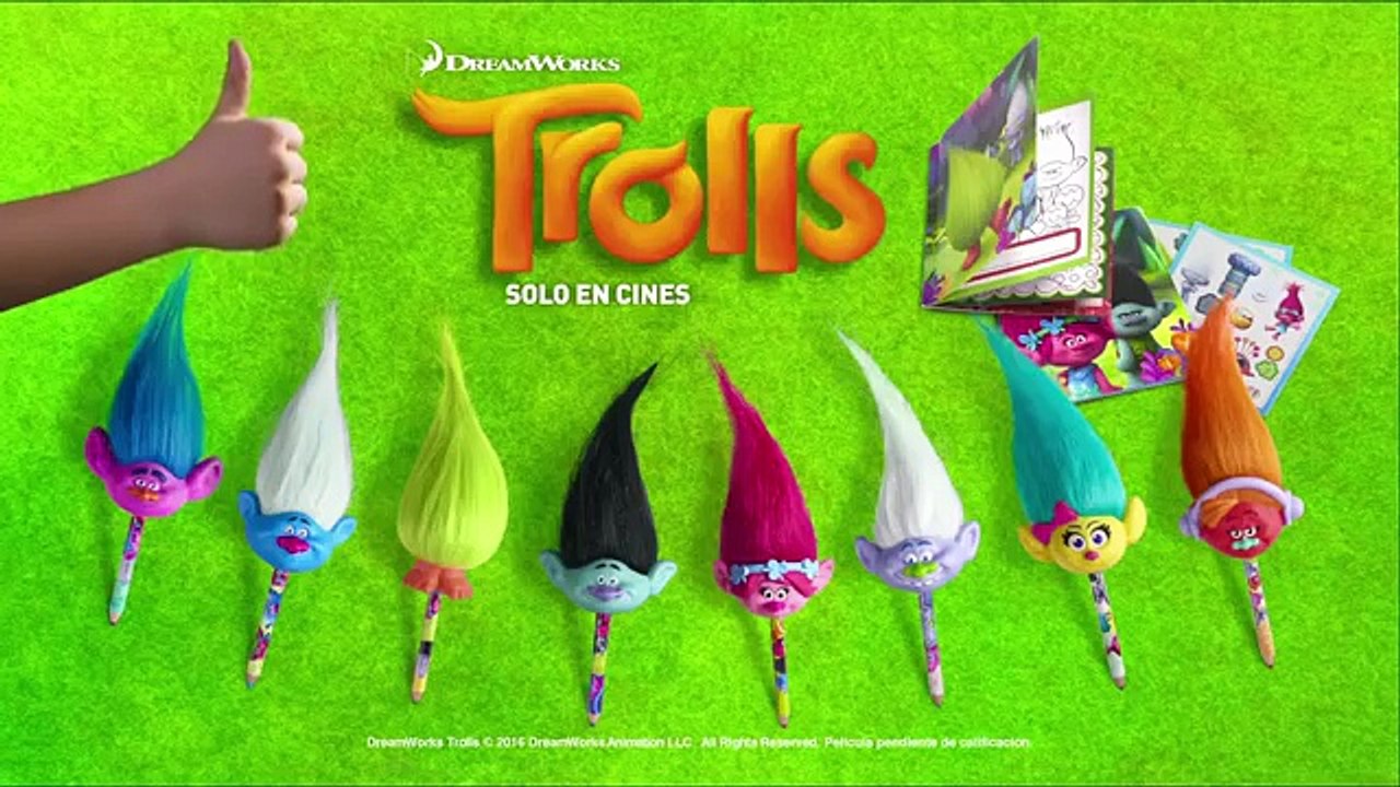 Trolls McLanche Feliz Happy Meal McDonalds TV Ad 2016
