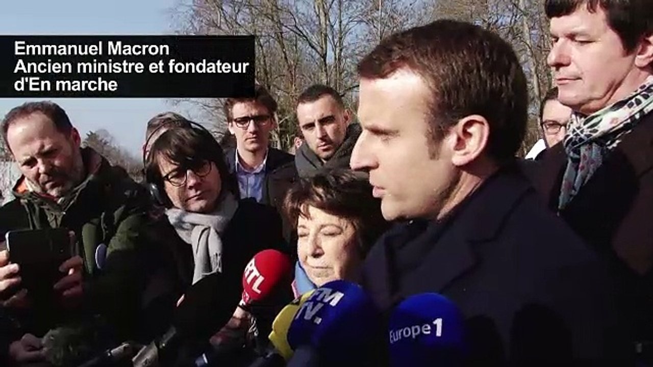 Déplacement d'Emmanuel Macron en Indre-et-Loire