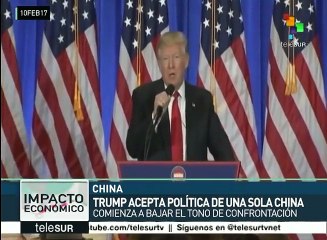 Trump se compromete a respetar la política de "una sola China"