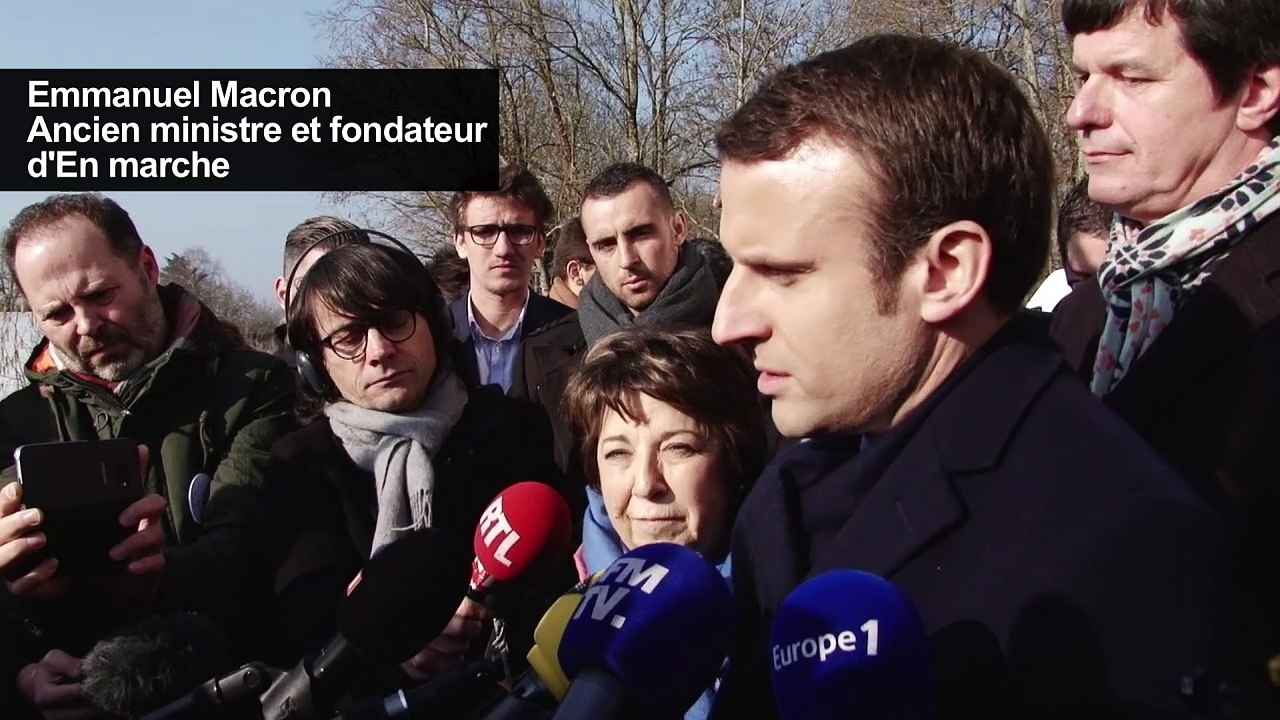 Déplacement d'Emmanuel Macron en Indre-et-Loire