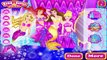 Disney Princess Undersea Party - Rapunzel Ariel Belle and Cinderella Mermaid Dress Up Game