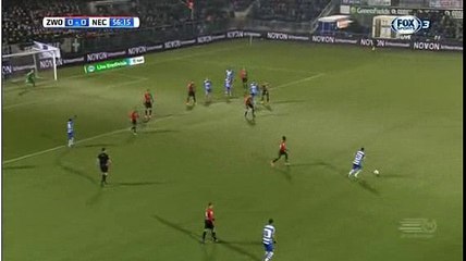 Nicolai Brock-Madsen Goal HD - Zwolle 1-0 Nijmegen 10.02.2017