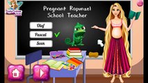 NEW Мультик онлайн для девочек—Беременная Рапунцель в школе—Игры для детей