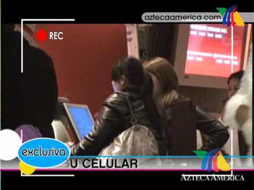 ¡Imágenes exclusivas de Yuridia en el cine!