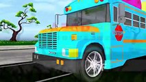 Wheels on the Bus Go Round and Round Rhyme |Popular Nursery Rhymes and Songs for Children