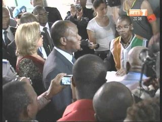 Législative 2011 - Le President de la République et son épouse ont voté