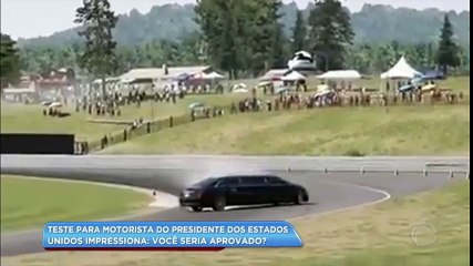 Reporter confundi game play com teste para ser motorista de Donald Trump