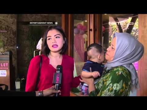 Tika Ramlan Rutin Bawa Buah Hati Imunisasi