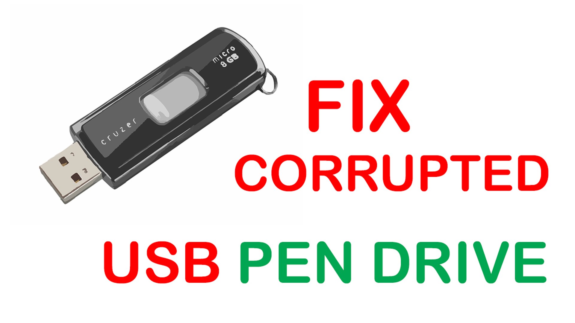 How to Fix corrupted usb pen drive - video Dailymotion