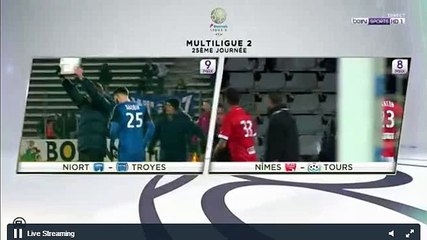 Chamois Niort 2-2 Troyes AC 10-02-2017