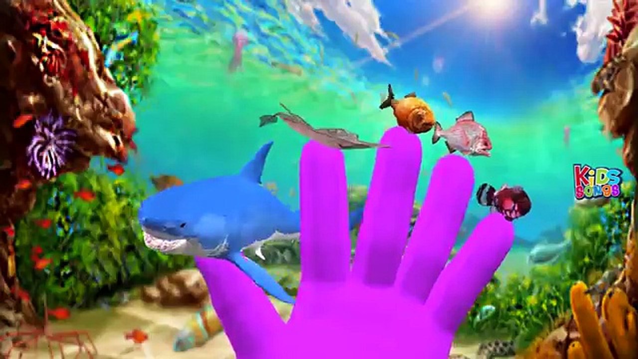 Colors Gorilla Dinosaurs Lion Elephant Sea Animals Shark Godzilla Finger Family Nursery Rhyme Songs