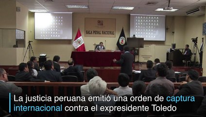 Perú ofrece recompensa por expresidente Toledo