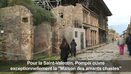 Pompéi dévoile un baiser romain pour la Saint-Valentin