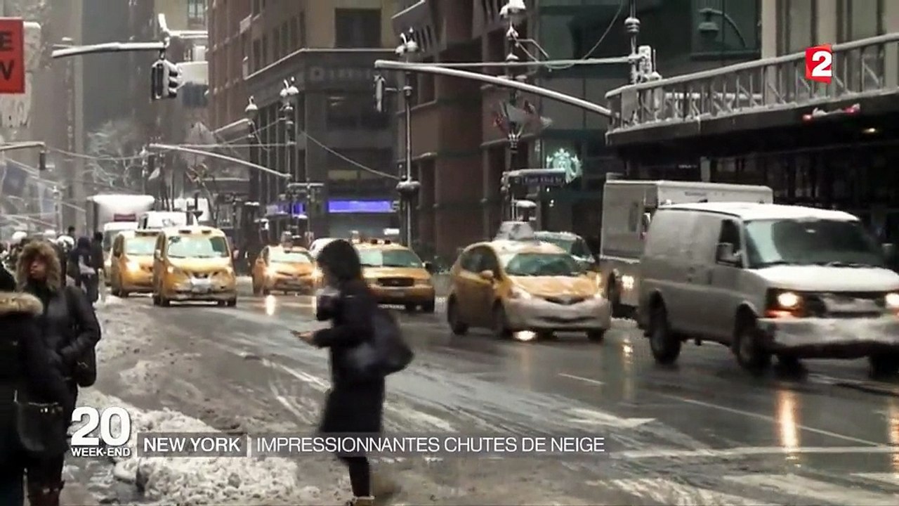 New York : impressionnantes chutes de neige