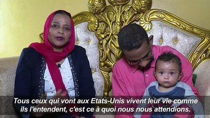 Une famille soudanaise peut enfin partir aux EU malgré des peurs