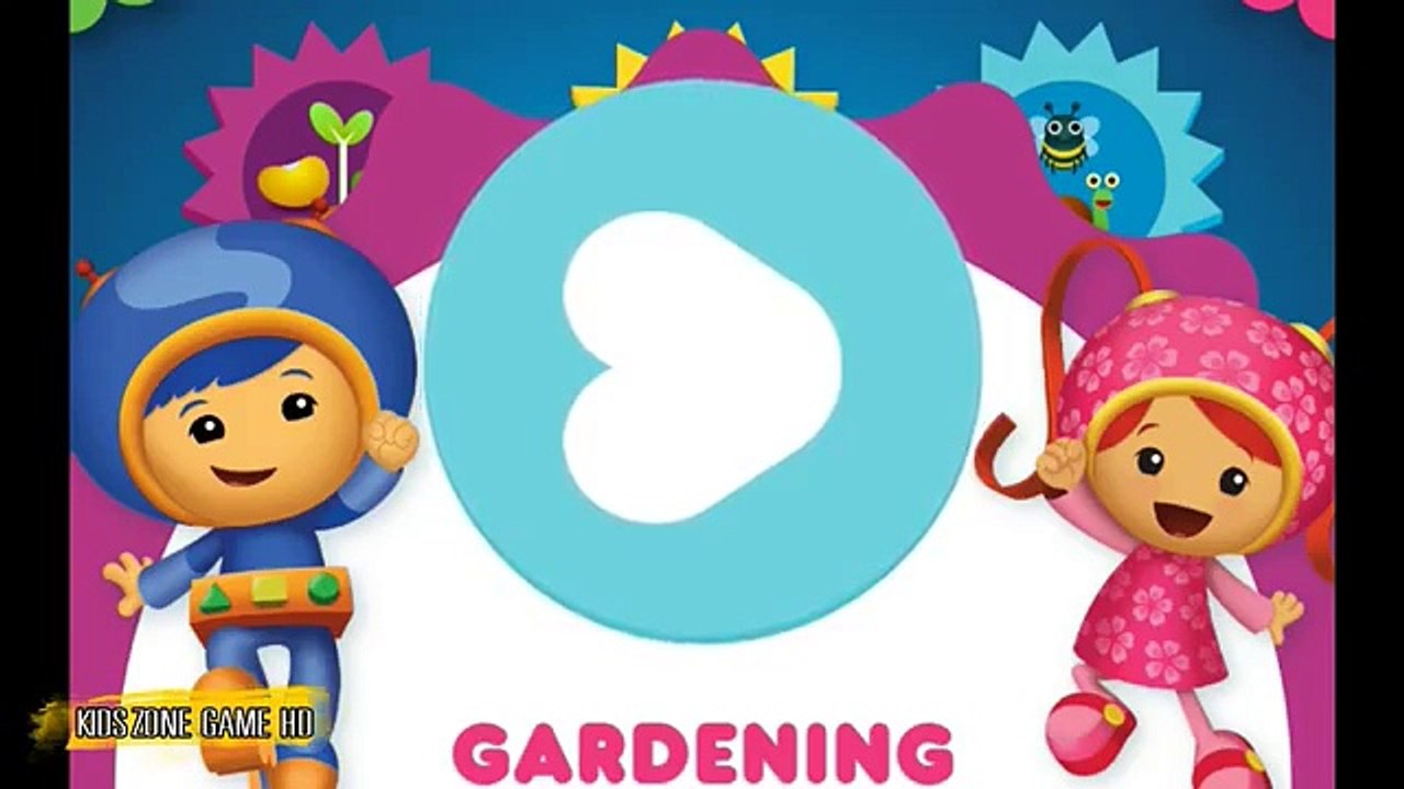 Team Umizoomi Nick Jr Leap Gardening - Kids Create and Learn Flowers and Fruit in the Garden