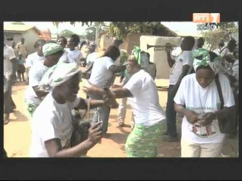 Législatives 2011 3ème Jour de campagne à Tiébissou