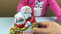 Christmas Santa Claus Kinder Chocolate Surprise Eggs Huevos Sorpresa