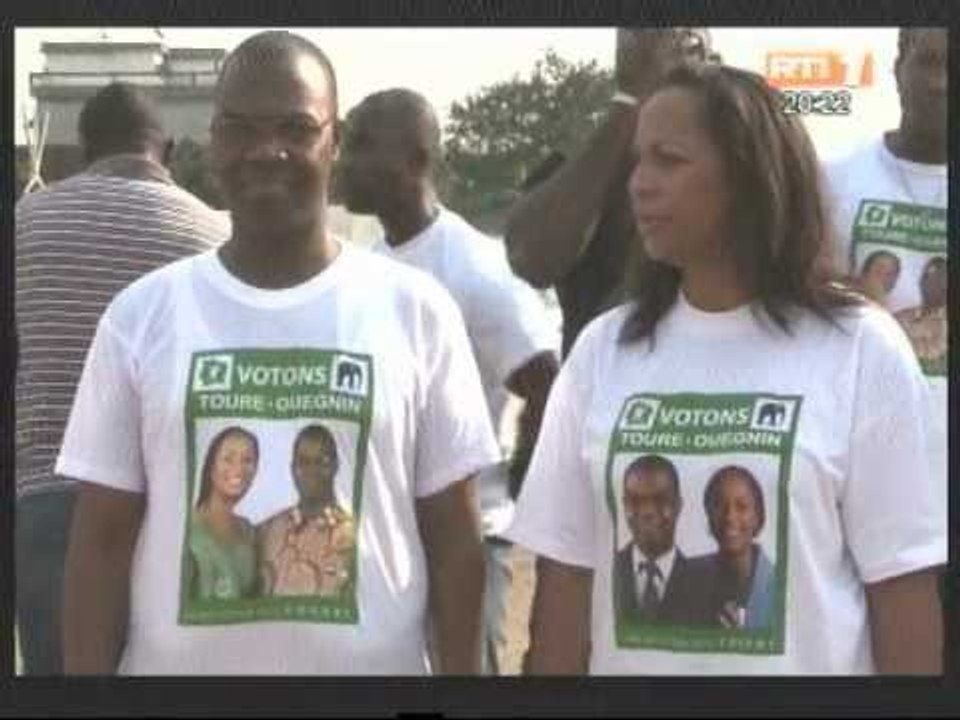 Législatives 2011: Ambiance du 2ème jour de campagne dans la commune de Cocody