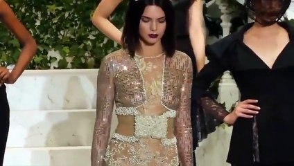 Kendall Jenner dévoile une belle partie de son corps au défilé La Perla NYFW