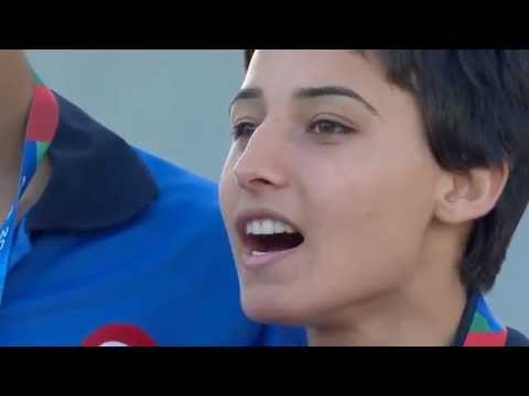 Women's 400m T11 | Victory Ceremony | 2014 IPC Athletics European Championships Swansea