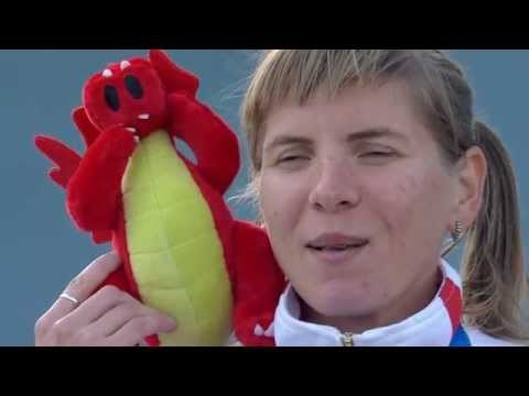 Women's 1,500m T12 | Victory Ceremony | 2014 IPC Athletics European Championships Swansea