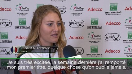 Fed Cup - Mladenovic : "Créer de nouveaux souvenirs"