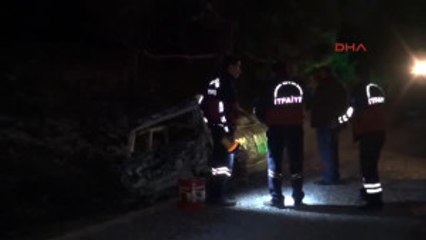 Mersin - Ağaçlara Çarpıp Alev Alan Lpg'li Otomobilin Sürücüsü Yanarak Öldü