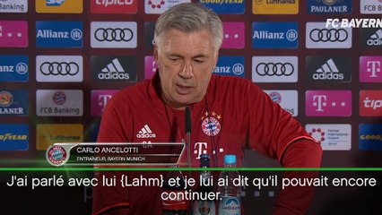 Retraite - Ancelotti n'est pas content avec la décision de Lahm