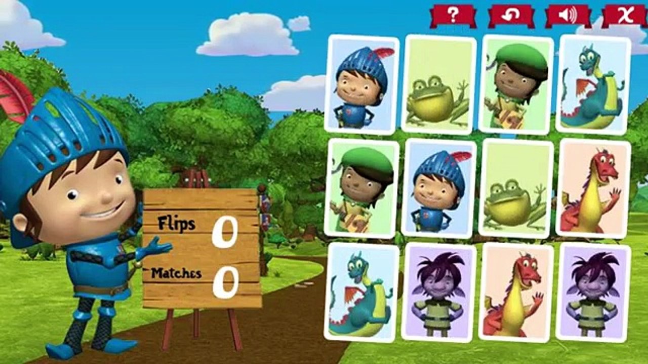 Mike the Knight Concentrate - Mike Knight Game