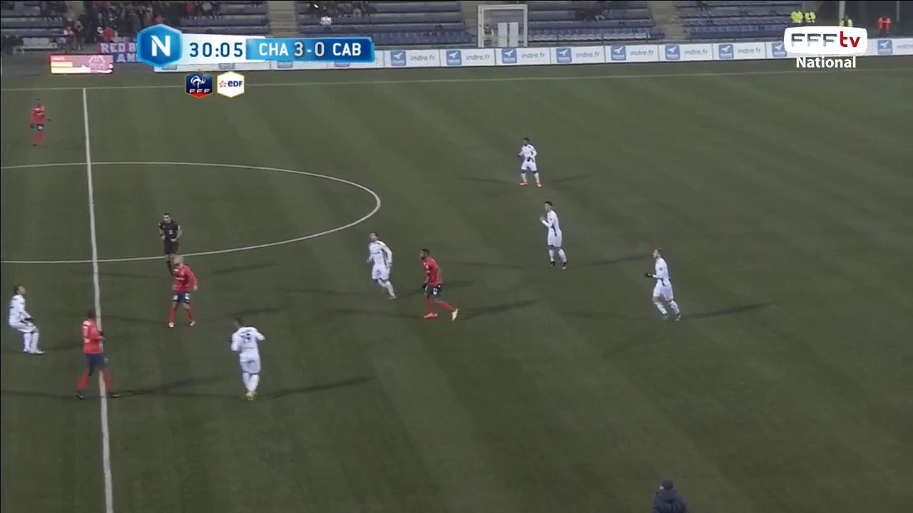 Carton Jaune pour Le CA Bastia