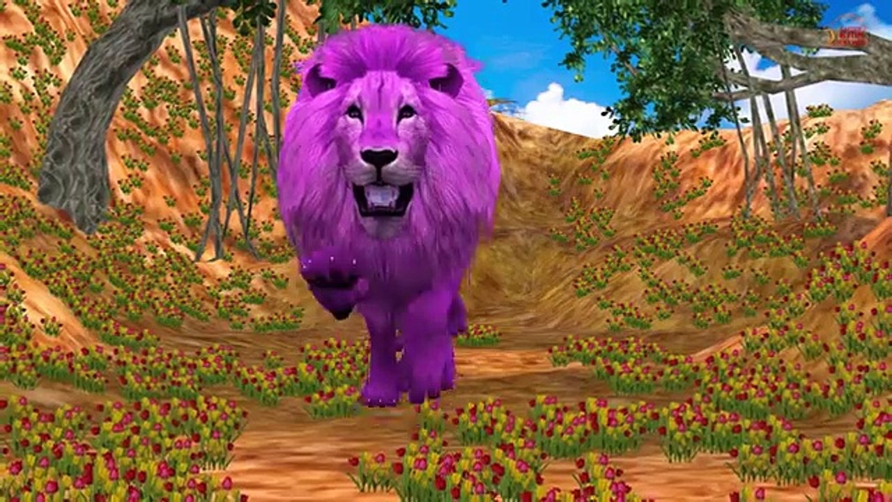 Teach Colours Baby Children Kids Learning Videos By Kids Tv Rhymes - Learn Colors with Animals