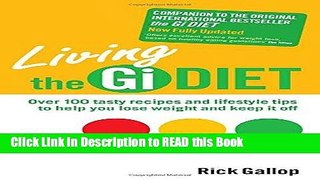 Read Book Living the GI Diet: To Maintain Healthy, Permanent Weight Loss Full eBook