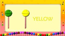 Learn colors for kids with colorful lollipops │ lollipop colors for children │ kids rhyme school