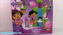 Dora the Explorer Sno-Cone Maker! Nick Jrs Dora turns Ice Cubes into Refreshing Frozen Treat!